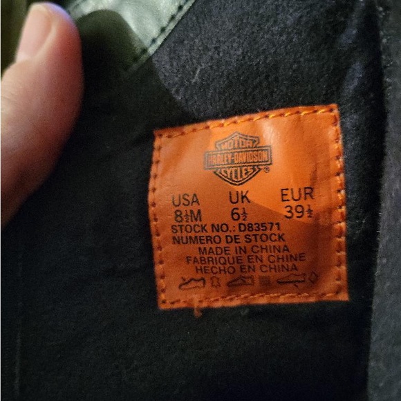 Harley davidson 8.5 boots - Picture 2 of 3